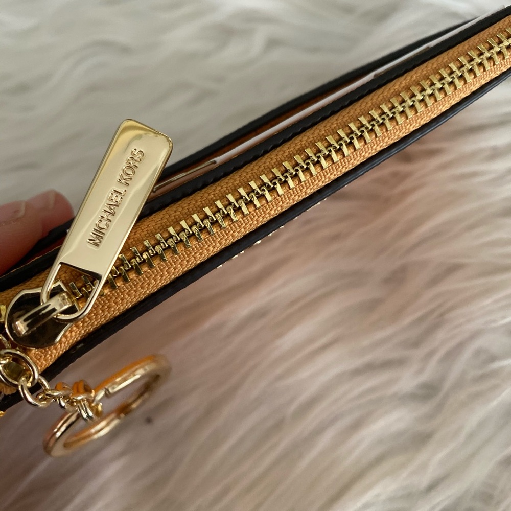 New Michael Kors jet set travel small zipper coin pouch with ID - Picture 10 of 11